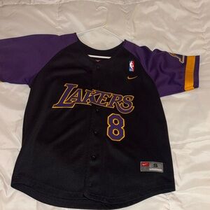 Kobe Bryant baseball style jersey
